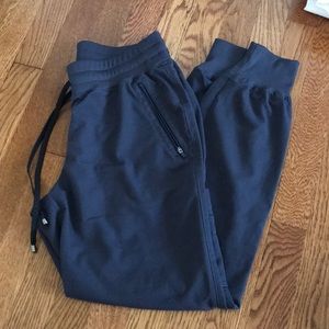 Greys anatomy jogger scrub pants, dark grey/charcoal color, size small